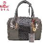【阳光力天】2010新款 金利来精品女包GL222CZ4灰/啡 专柜正品