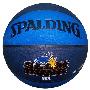 斯伯丁篮球 spalding 篮球 NBA花瓣篮球74-170 专柜正品 买一送二