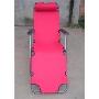 [廠家直銷]兩用躺椅沙灘椅折疊椅午休椅紅色