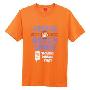 [MT]10时尚 新款 短袖印花T恤 Joyful 橙色