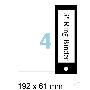豪玛(HERMA)打印标签 4284-100