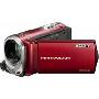 索尼（sony）DCR-SX43E数码摄像机 红色