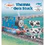 Thomas Gets Stuck [With Reusable Stickers] (木板书)