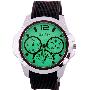 得利时动感时尚手表(S-157绿色)