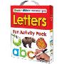 Letters Fun Activity Pack [With Stickers and Crayons and Pen and CD and 3 Paperback Books] (平装)