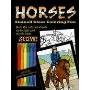 Horses Stained Glass Coloring Fun [With 16 Stained Glass DrawingsWith Double Tipped Markers] (平装)