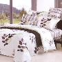 梦洁丝羽高支高密全棉活性贡缎提花欧式四件套床上用品mt01