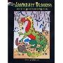 Legendary Dragons Stained Glass Coloring Book (平装)