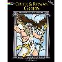 Greek & Roman Gods Stained Glass Coloring Book (平装)