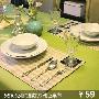 【福乐美】果绿系列纯棉加厚纯色桌布/台布/盖布/餐桌布/茶几布