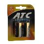 ATC二号2号碱性无汞电池（C）2节装/干电池一次性电池/耐用 门铃电池 1300067