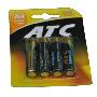 ATC七号7号碱性无汞电池（AAA）4节装/干电池一次性电池/耐用电池 门铃 1300069