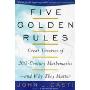 Five Golden Rules: Great Theories of 20th Century Mathematics and Why They Matter (平装)