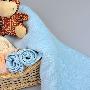 蒂乐竹纤维婴儿浴巾/大号超柔浴巾 140×70 蓝