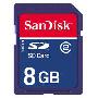 【Sandisk代理】 Sandisk 8GB SD卡 Class4 SDHC 相机卡 (8G)