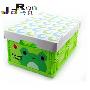 天瑞人气卡通折叠收纳盒/整理盒 大号 青蛙E34