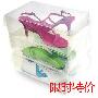 天瑞 超低价促销 水晶鞋盒 斜纹透明鞋盒 女式鞋盒 塑料鞋盒(A3)