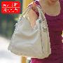 2010新款极简主义,时尚圆手提真皮手提包柔软牛皮