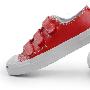 匡威/CONVERSE 2010年最新款红皮扣开口笑109191 送袜子和鼠标垫