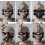 骷髅面具M02 II代 防护面具 米军版 枯骨/银黑/黑色/沙色