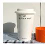 米索 创意潮品-低碳达人环保陶瓷杯—橙色
