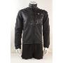 NIKE针织茄克266190-010 XL 黑色