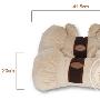 正品百维熊 熊公馆 拳皇争霸系列蝴蝶型头枕/颈枕 对装 XGG-B013