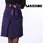 Maxchic品牌奢华优雅系列立体修身百搭高腰半裙DQ53240S10M