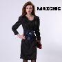 Maxchic品牌奢华优雅系列超修身长袖连衣裙DQ43237S10M