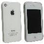 Insten 苹果(Apple) iPhone4代手机高品质指纹清水套 透白色