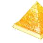 米索 创意潮品-古埃及金字塔自装3D拼图（黄色）