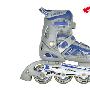 美洲狮MS835LE-09 专业轮滑鞋 溜冰鞋 旱冰鞋 银兰