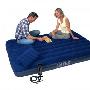 美国 intex 植绒双人充气床垫送头枕手泵（68765）