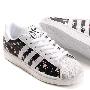 正品Adidas/三叶草SuperstarⅡ白黑女款板鞋G00831送袜子和鼠标垫