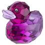 Swarovski施华洛世奇水晶摆件－紫色小鸭1041292(专柜正品)
