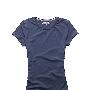 佐丹奴女装女友花粉弹力短袖T恤01320007海军宝蓝色