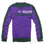 男装 秋装新款 洛兹男士时尚休闲V领羊毛衫 紫色 974055749