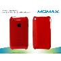 MOMAX iPhone 3G/ 3GS 极薄透明机壳 红色