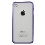 Insten 苹果(Apple) iPhone4代手机磨砂TPU保护套 紫色