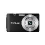 卡西欧（CASIO）EX-S200数码相机（黑色）27mm广角高清摄像卡片机