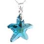 Sussie-施华洛世奇水晶材质-海洋之星吊坠(送925纯银项链)6630