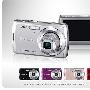 卡西欧（CASIO）EX-Z37数码相机（紫红色）炫彩超薄锂电卡片机