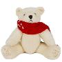 瑞奇比蒂 外贸品牌关节泰迪熊 红围巾