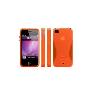 Maclove Sunrise iPhone4 TPU保护套 橘色（最新款上市 超强保护 时尚色彩）