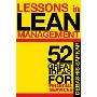 Lessons in Lean Management: 52 Great Ideas for Financial Service Business (精装)