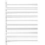 74. Spiral Book: 10-Stave: Passantino Manuscript Paper (螺旋装帧)