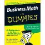 Business Math for Dummies (平装)