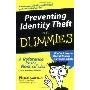 Preventing Identity Theft for Dummies (平装)