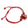 梵客天然水晶红绳系列红玛瑙手链-可爱小兔(兔年开运)