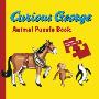 Curious George Animals Puzzle Book (精装)